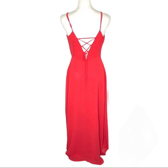 BB Dakota RSVP Strappy Maxi Dress Gown V Neck New - Picture 2 of 13
